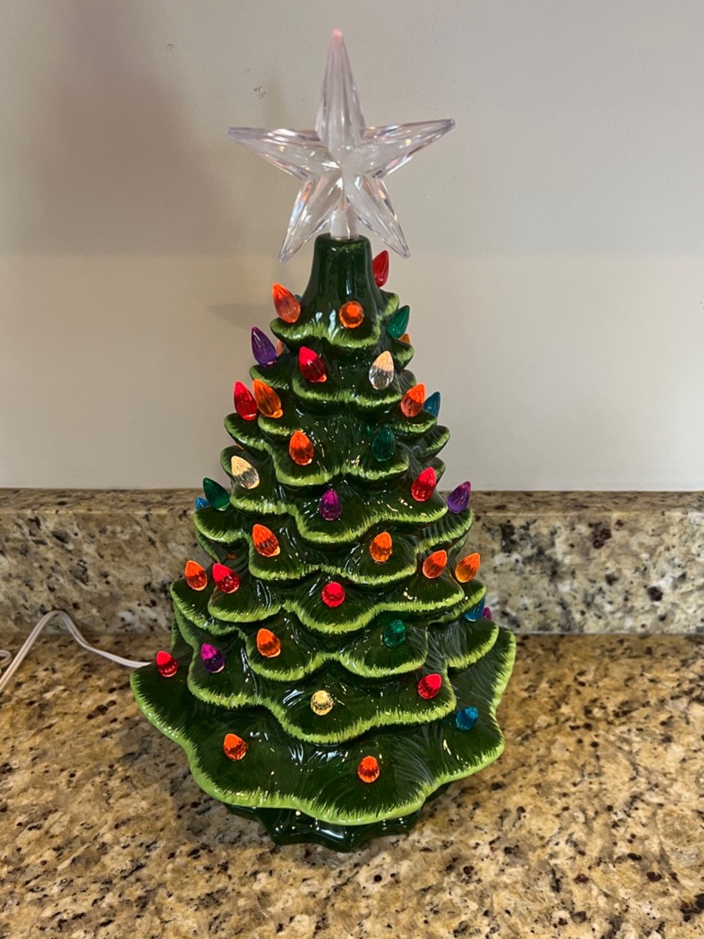 Lighted Ceramic Christmas Tree